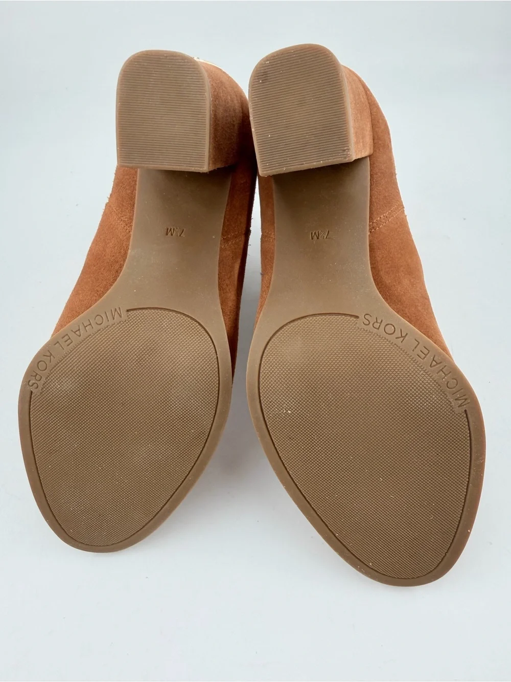 NEW! Michael Michael Kors Women’s Lottie Brown -SZ 7.5- Suede Chelsea Bootie